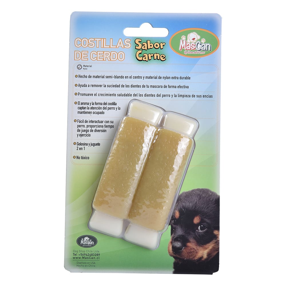JUGUETE MASCOTA - MASCAN - COSTILLAS DE CERDO4