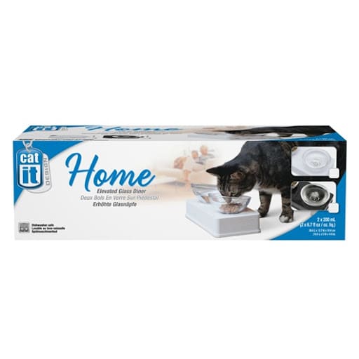 PLATO DISEÑO GATO - CATIT - VIDRIO 0