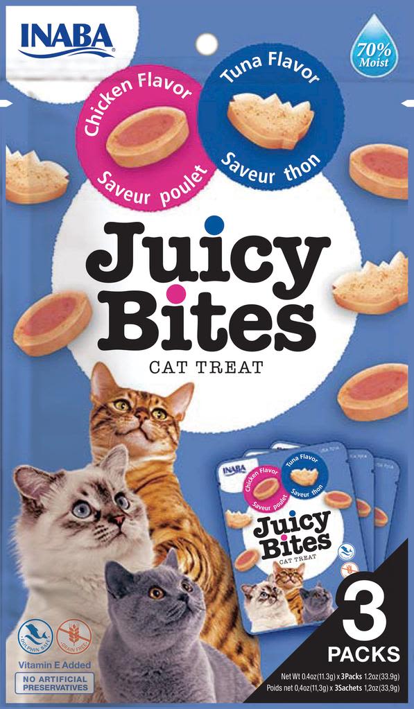 SNACK GATO - INABA - JUICY BITES - POLLO CON ATUN 2