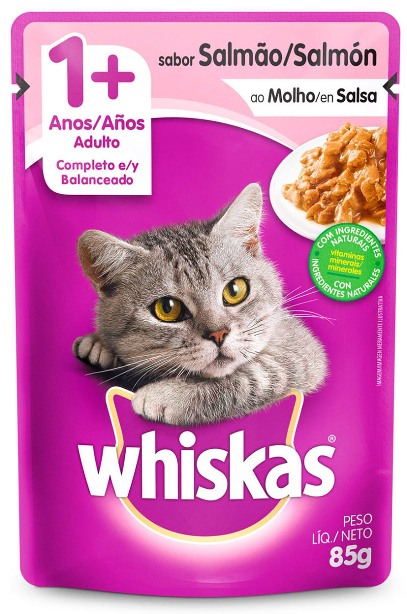 ALIMENTO HUMEDO GATO - WHISKAS - ADULTO SALMON1