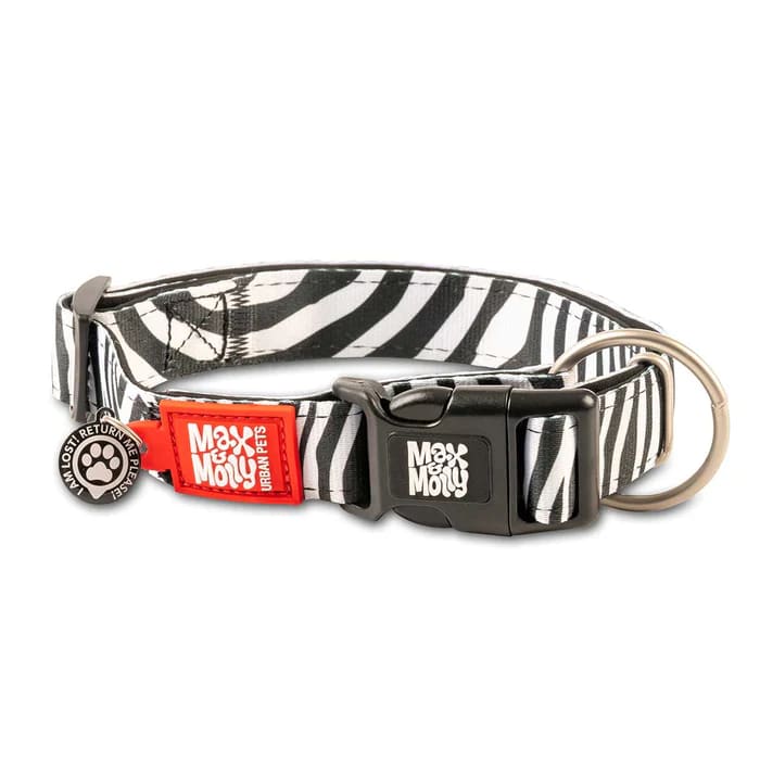 COLLAR MASCOTA - MAX & MOLLY - ZEBRA5