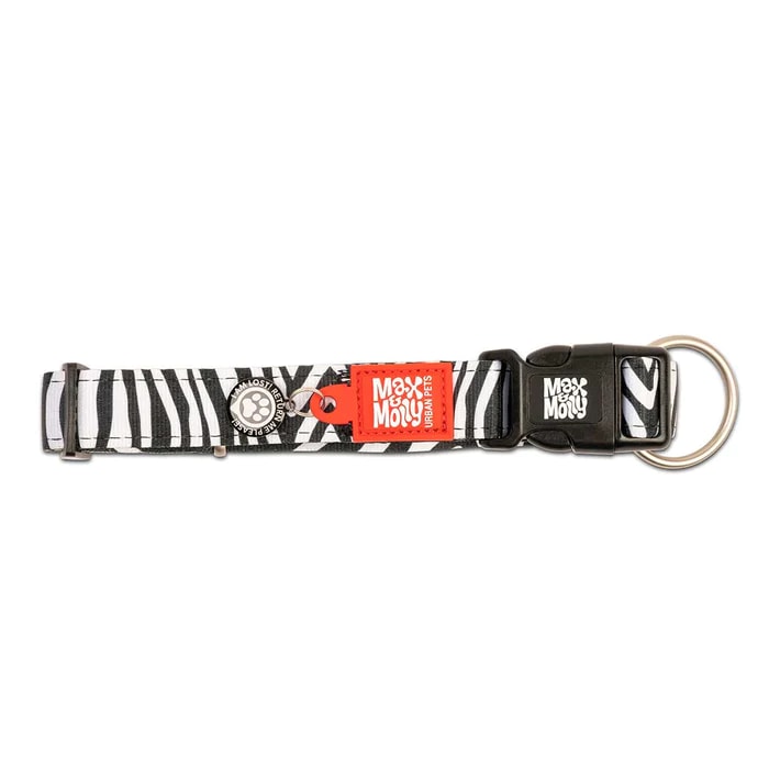 COLLAR MASCOTA - MAX & MOLLY - ZEBRA2