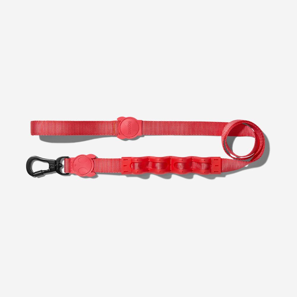CORREA PERRO - ZEE DOG - NEON CORAL RUFF LEASH4