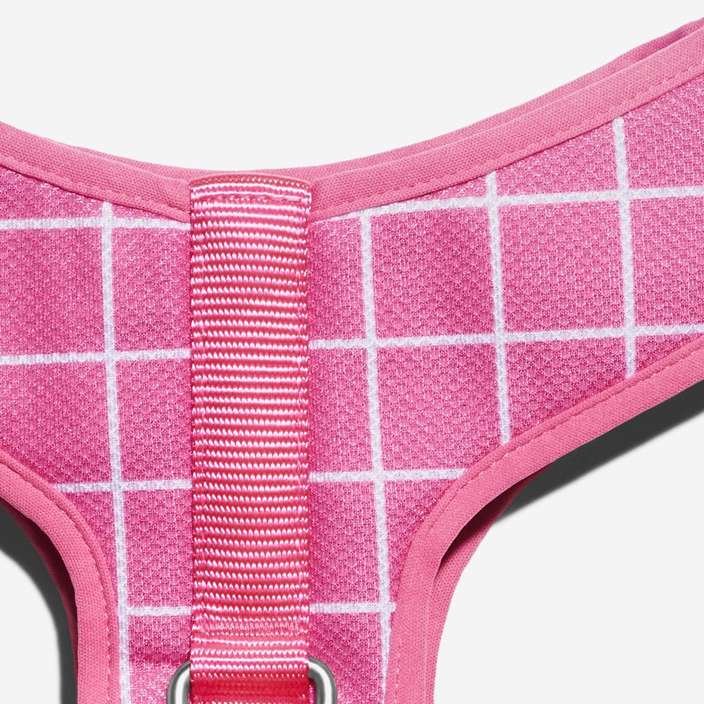 ARNES PERRO - ZEE DOG - PINK WAVE AIR MESH HARNESS3