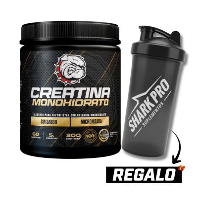 CREATINA FDA 300G + SHAKER DE REGALO