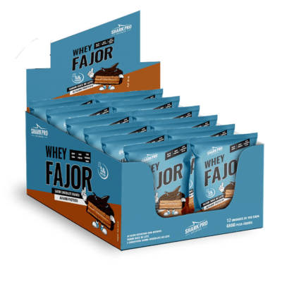 SHARK WHEY ALFAJOR - 12 UNI - DULCE DE LECHE