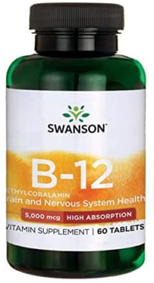 Vitamina B-12 Methylcobalamin 60 tabletas Vitamina B-12 Methylcobalamin 60 tabletas