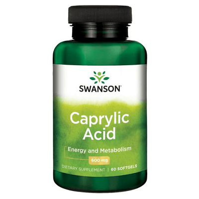 CAPRYLIC ACID Capylic Acid 600 mg 60 capsulas CAPRYLIC ACID Capylic Acid 600 mg 60 capsulas