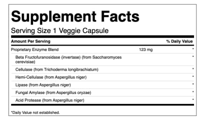 Anti-Gas Enzyme 40 mg 90 cápsulas Anti-Gas Enzyme 40 mg 90 cápsulas
