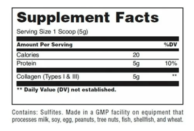 COLLAGEN UNIVERSAL 300G - 60 SERV COLLAGEN UNIVERSAL 300G - 60 SERV