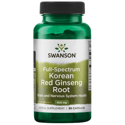Korean Red Ginseng Root 400 mg 90 capsulas Korean Red Ginseng Root 400 mg 90 capsulas