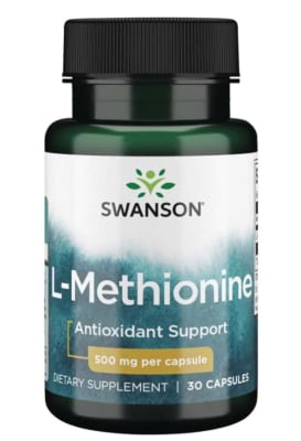 100% Pure L-Methionine 500 mg 30 capsulas 100% Pure L-Methionine 500 mg 30 capsulas