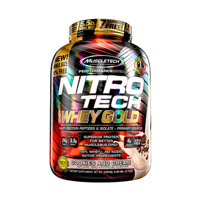Nitro-Tech Whey Gold 5.5 libras Nitro-Tech Whey Gold 5.5 libras