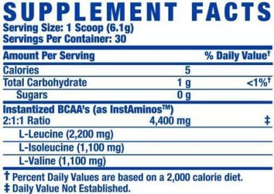 BCAA's XS 30 servicios BCAA's XS 30 servicios