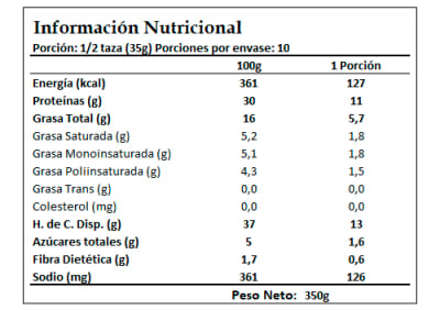 WILD GRANOLA PROTEIN 350 GR WILD GRANOLA PROTEIN 350 GR
