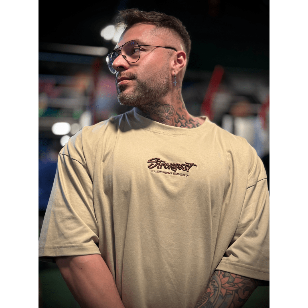 BOXY FIT STRONG - BEIGE3