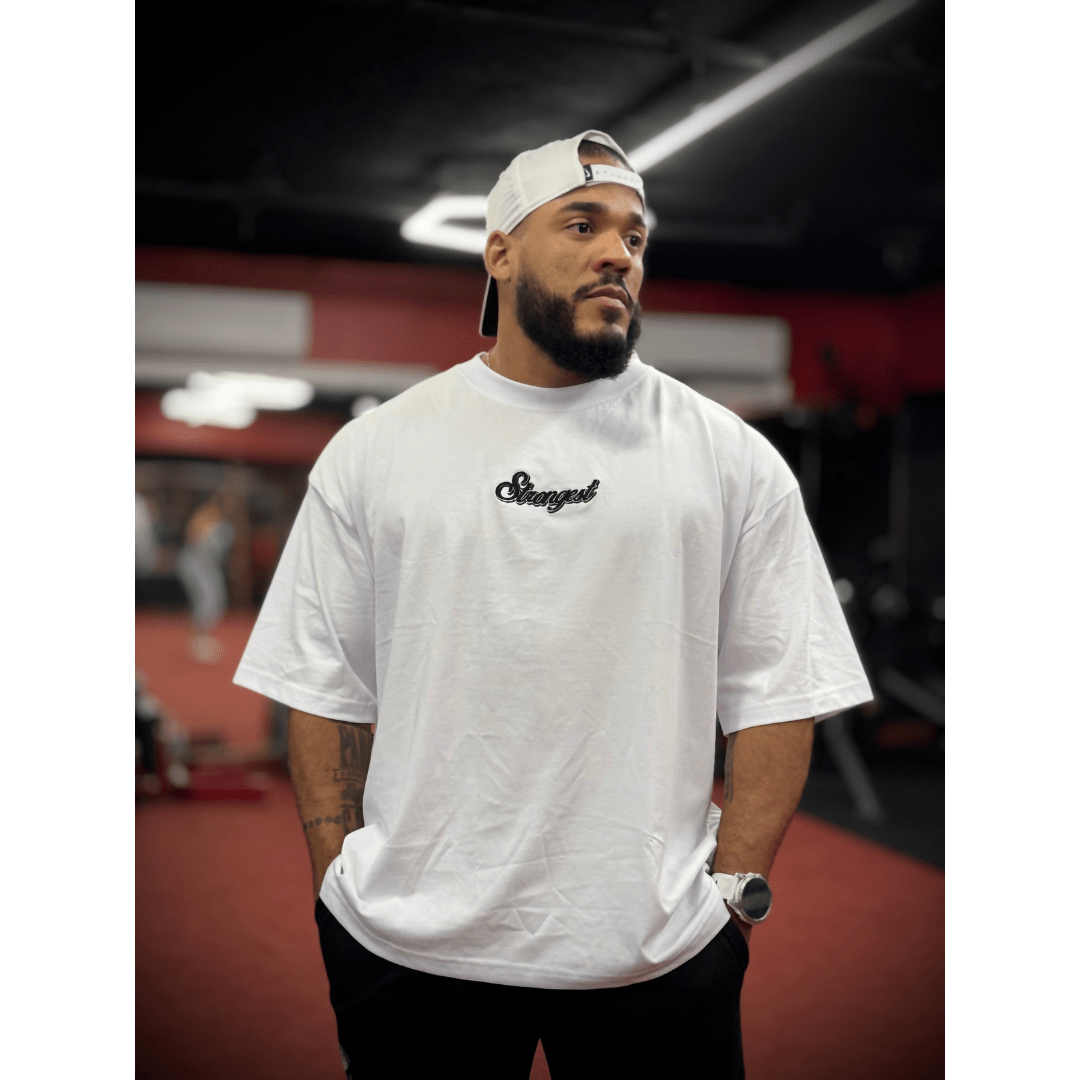 BOXY FIT STRONG - WHITE2