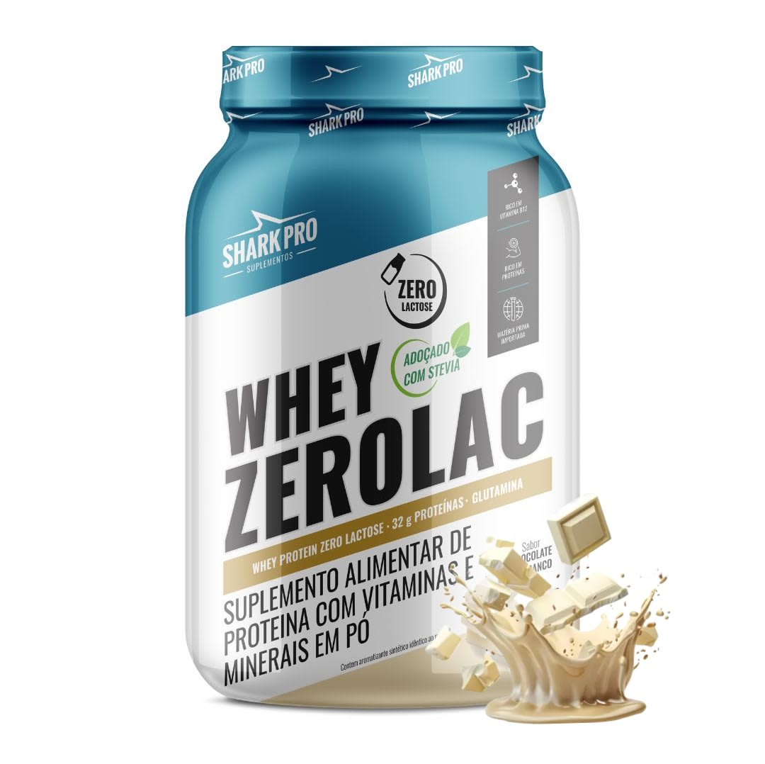 WHEY ZEROLAC 900G SHARK PRO8