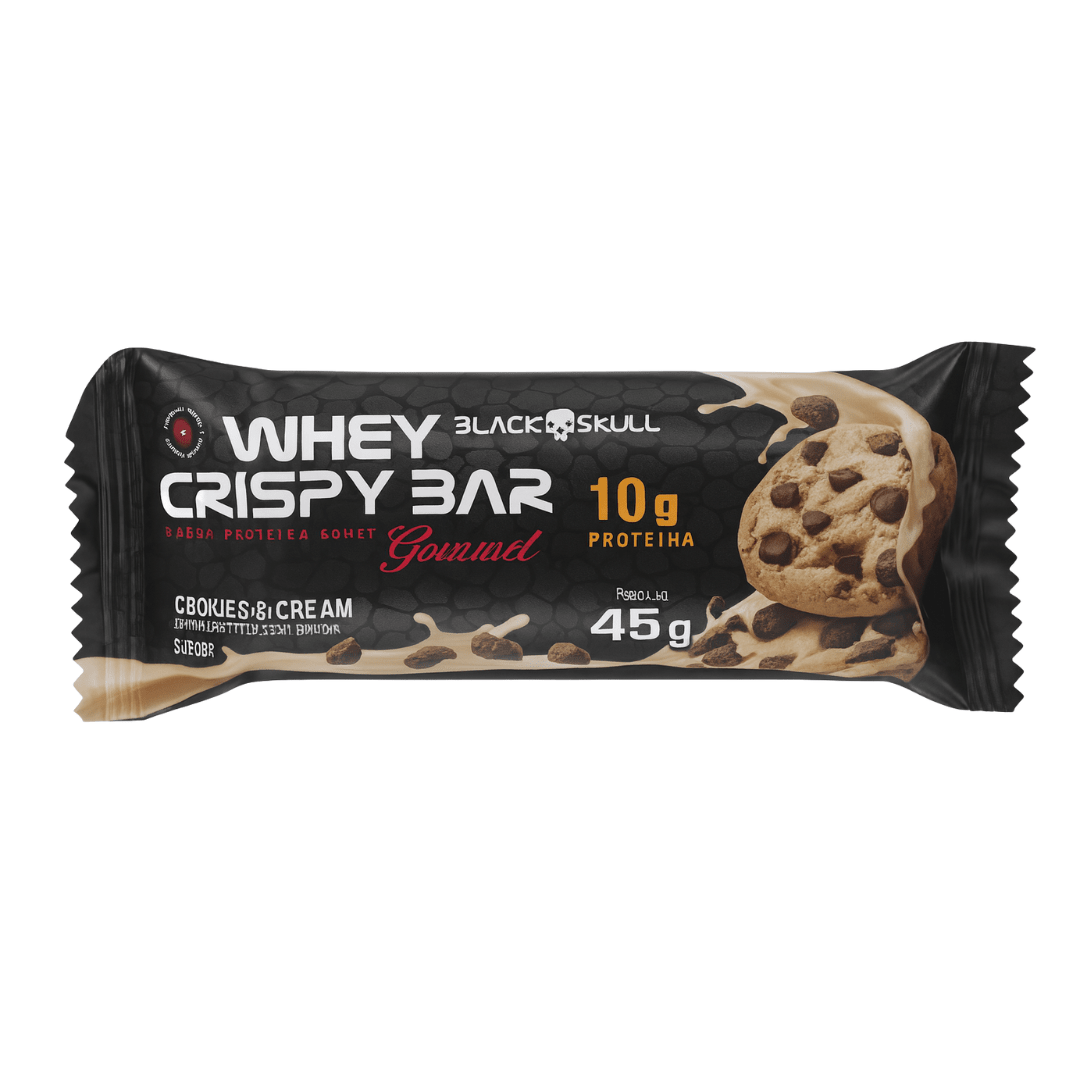 PACK 12 WHEY CRISPY BAR - COOKIES CREAM2