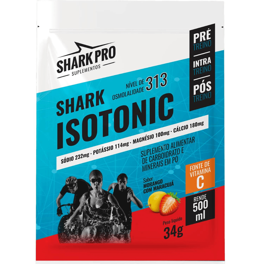 SHARK ISOTONIC FRUTILLA CON MARACUYA 10 UNI2