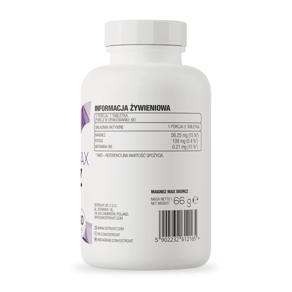 MAGNESIUM CITRATE 400MG + B62