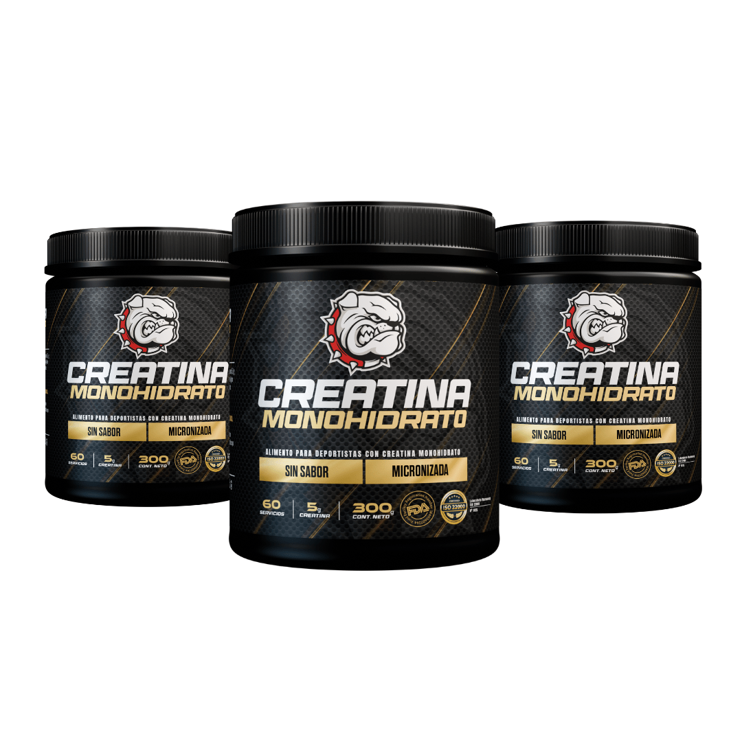 PACK 3 CREATINAS FDA 300G - STRONGEST1