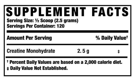 Creatine XS Ronnie Coleman 300 gramos1