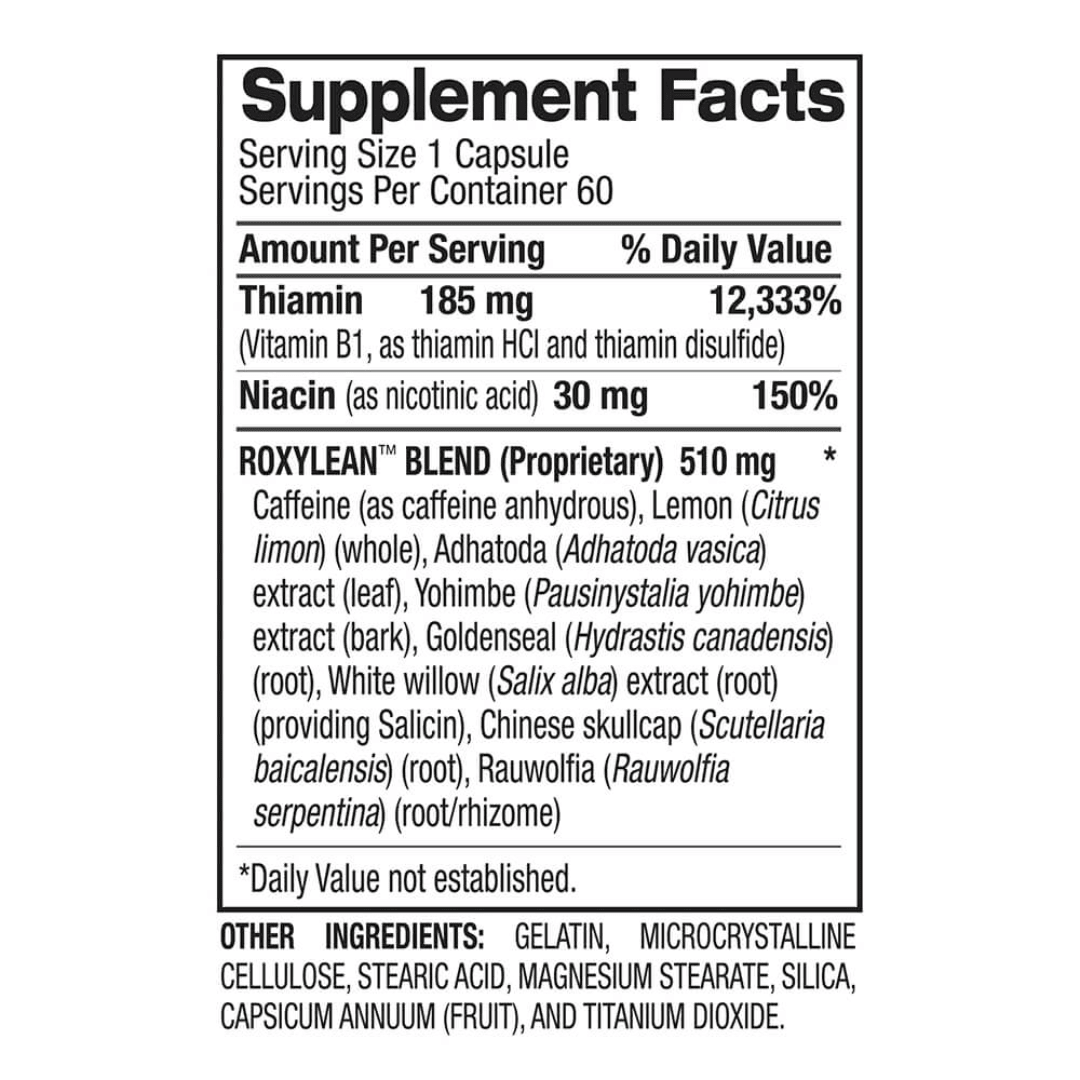 ROXYLEAN - THERMOGENIC - 60 SERV2