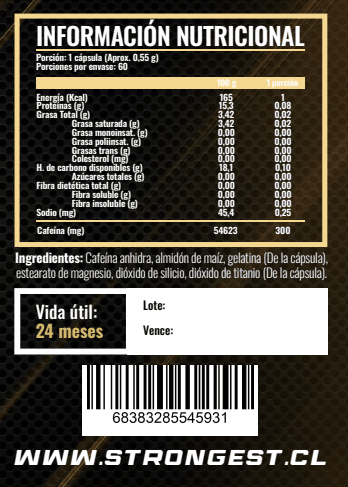 CAFFEINE ANHYDROUS 300MG2