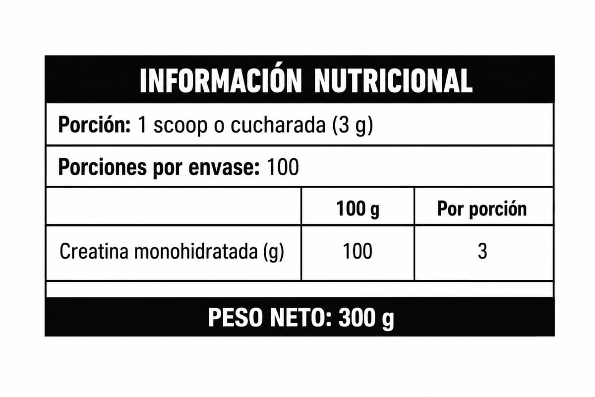 CREATINA STRONG MONOHIDRATADA 300 GR2