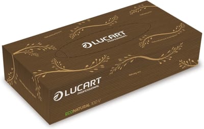 PAÑUELOS de PAPEL premium sin clorar - 100 uu - Lucart