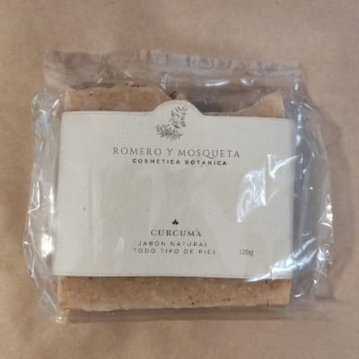 JABÓN CURCUMA 120g - Romero y Mosqueta