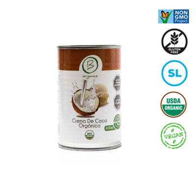 CREMA de COCO orgánica - 400mL