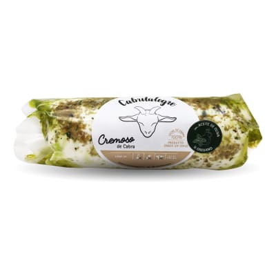QUESO de CABRA UNTAR de OREGANO y OLIVA - 150GR