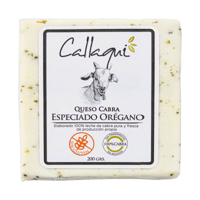 QUESO CABRA SUAVE ORÉGANO - 200GR