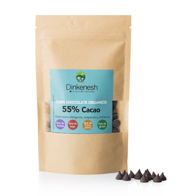 CHIPS DE CHOCOLATE ORGÁNICO 55% - 500GR
