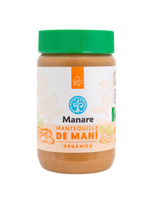 MANTEQUILLA DE MANÍ ORGÁNICA - 360GR