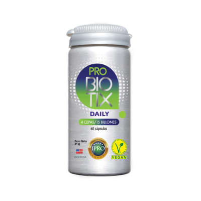PROBIOTIX DAILY (4 cepas/15 millones) – 60 CÁPSULAS