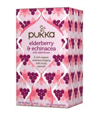 TÉ ORGÁNICO - ELDERBERRY & ECHINACEA - 20 BOLSITAS