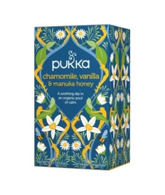 TÉ ORGÁNICO - CHAMOMILE VANILLA & MANUKA HONEY - 20 BOLSITAS