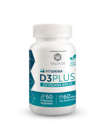 VITAMINA D3 PLUS VEGANA - 60 CÁPSULAS