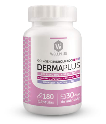 COLÁGENO HIDROLIZADO DERMA PLUS - 180 CÁPSULAS