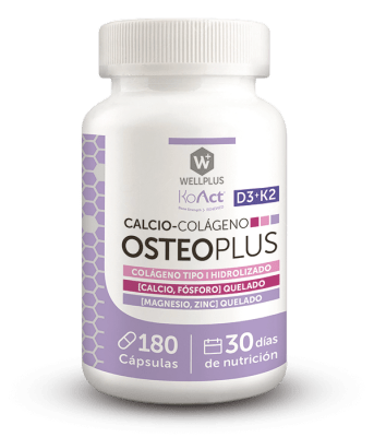 CALCIO Y COLÁGENO - OSTEO PLUS - 180 CÁPSULAS