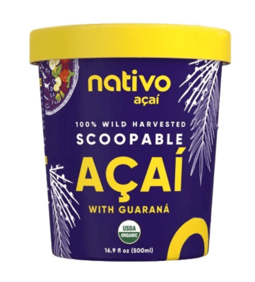 SCOOPABLE ACAI con GUARANÁ - 500ml - Nativo