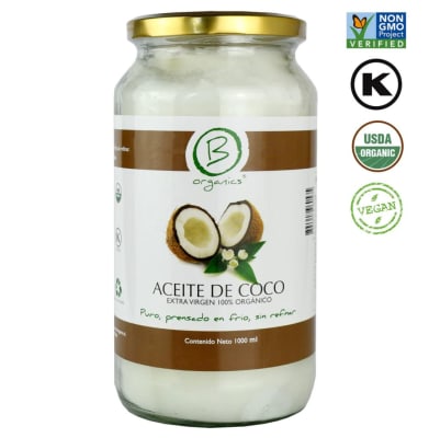 ACEITE DE COCO EXTRA VIRGEN - 1 L - B Organics