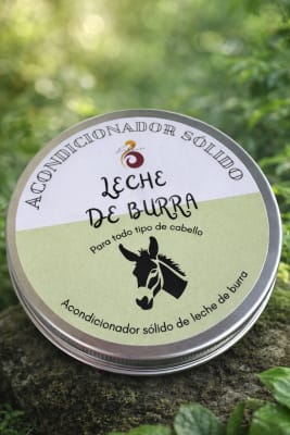 ACONDICIONADOR SOLIDO con LECHE DE BURRA - 60 g - La Linne