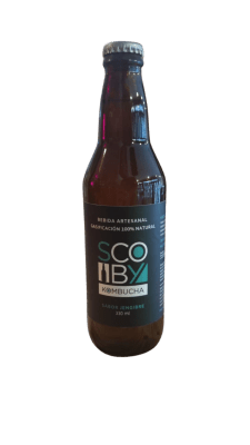 KOMBUCHA de JENGIBRE - 330ml - Scoby