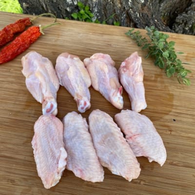 ALITAS de POLLO de agricultura regenerativa - 500gr Aprox - Tinajacura