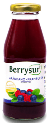JUGO de ARÁNDANO - FRAMBUESA - 480 mL - Berrysur