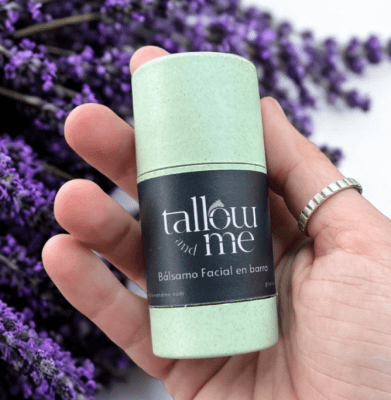 BARRA BÁLSAMO FACIAL - 30 mL - (Envase compostable) - Tallow and Me